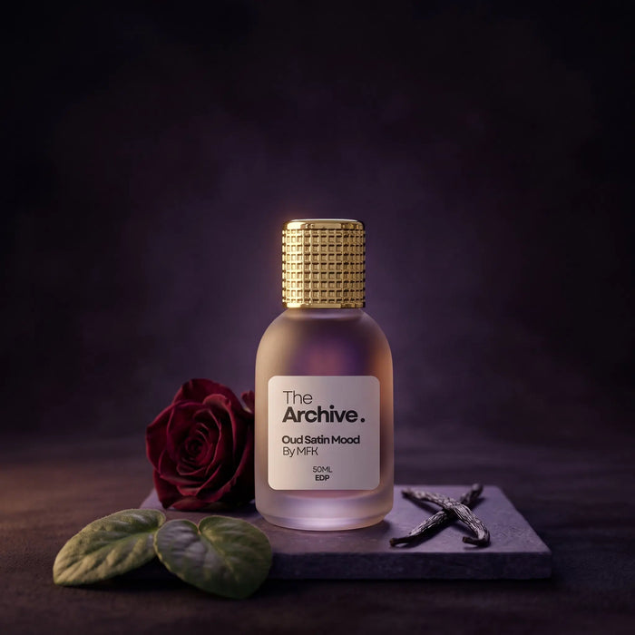 Impression of Oud Satin Mood by Maison Francis Kurkdjian - The Archive Fragrances