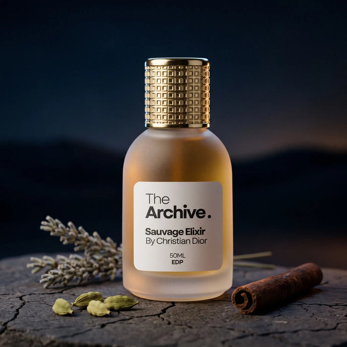 Impression of Sauvage Elixir by Dior - The Archive Fragrances